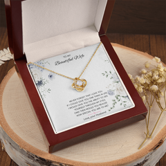 Ties That Bind the Heart - Love Knot Necklace