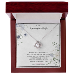 Ties That Bind the Heart - Love Knot Necklace