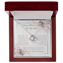 She's not just your Mom... She is like your best friend!  The Love Knot Necklace is PERFECT!