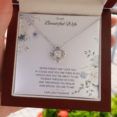 Ties That Bind the Heart - Love Knot Necklace