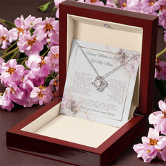 She's not just your Mom... She is like your best friend!  The Love Knot Necklace is PERFECT!