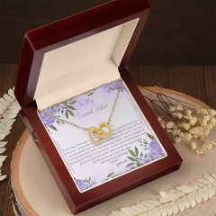 She Will Cry!  When you give her this Beautiful Interlocking Heart Necklace!