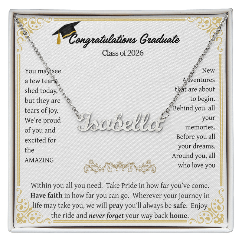 Show Your Love With A Gift That She Will Wear EVERYDAY! - A Personalized Name Necklace