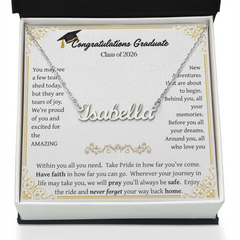 Show Your Love With A Gift That She Will Wear EVERYDAY! - A Personalized Name Necklace