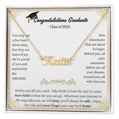 Show Your Love With A Gift That She Will Wear EVERYDAY! - A Personalized Name Necklace