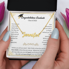 Show Your Love With A Gift That She Will Wear EVERYDAY! - A Personalized Name Necklace