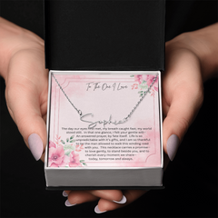 The necklace she'll never take off - because it carries your heart!