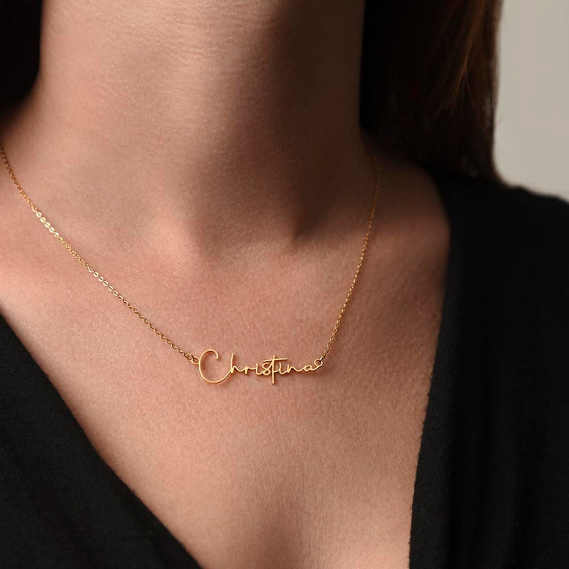 The necklace she'll never take off - because it carries your heart!