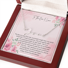 The necklace she'll never take off - because it carries your heart!