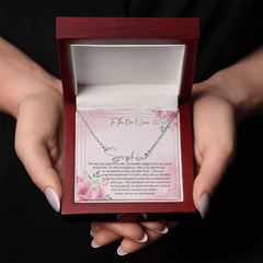 The necklace she'll never take off - because it carries your heart!