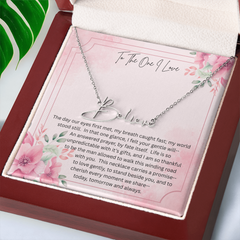 The necklace she'll never take off - because it carries your heart!