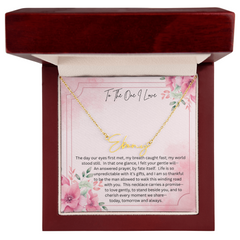 The necklace she'll never take off - because it carries your heart!