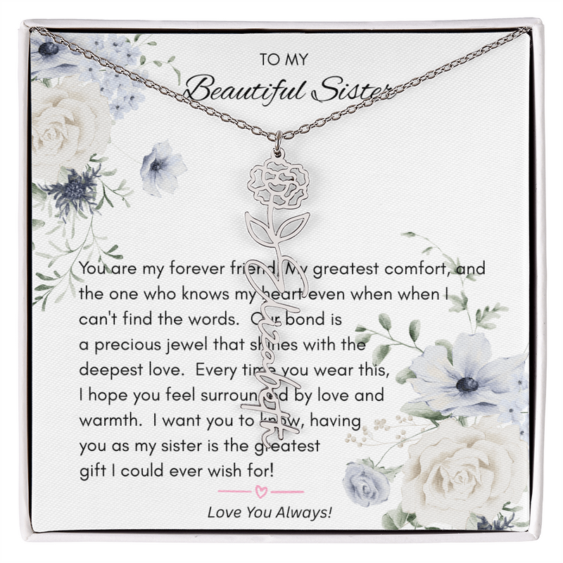 For The Prettiest Rose in the Garden!  The Flower Bloom Necklace
