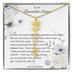 For The Prettiest Rose in the Garden!  The Flower Bloom Necklace