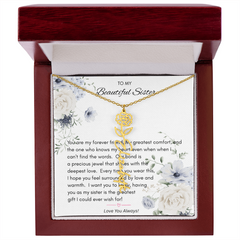 For The Prettiest Rose in the Garden!  The Flower Bloom Necklace