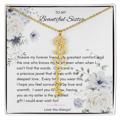For The Prettiest Rose in the Garden!  The Flower Bloom Necklace