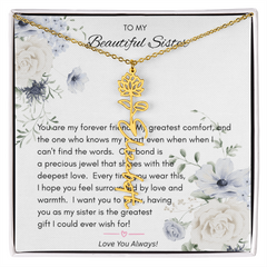 For The Prettiest Rose in the Garden!  The Flower Bloom Necklace