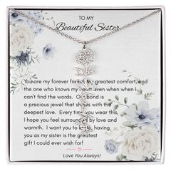 For The Prettiest Rose in the Garden!  The Flower Bloom Necklace