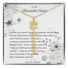 For The Prettiest Rose in the Garden!  The Flower Bloom Necklace