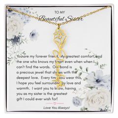 For The Prettiest Rose in the Garden!  The Flower Bloom Necklace