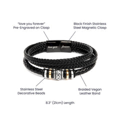 Say it Simply - He'll know you mean it with our "Love You Forever Bracelet"