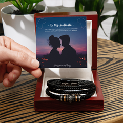 Say it Simply - He'll know you mean it with our "Love You Forever Bracelet"