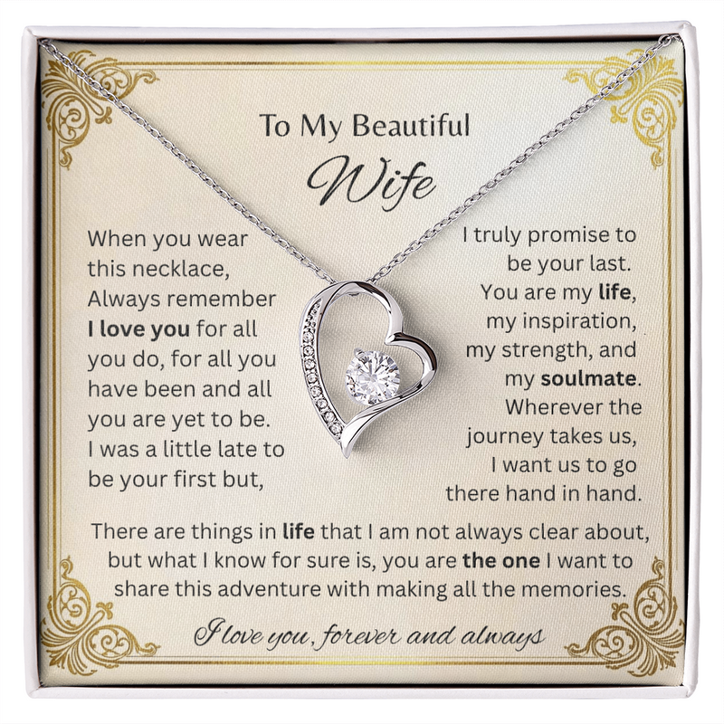 This Made Her Cry!  This is the Forever Love Necklace