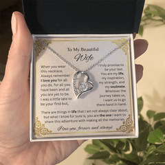 This Made Her Cry!  This is the Forever Love Necklace