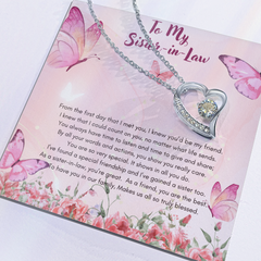 She's Like A Best Friend!  Your Sister-in-Law will CHERISH the "Forever Love Necklace"