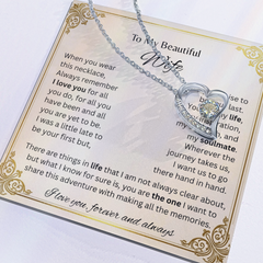 This Made Her Cry!  This is the Forever Love Necklace