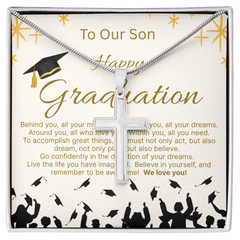 Celebrate His Graduation - The Artisan Cross Necklace --A Beautiful Gift with Eternal Meaning