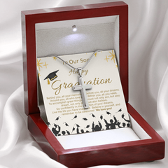 Celebrate His Graduation - The Artisan Cross Necklace --A Beautiful Gift with Eternal Meaning