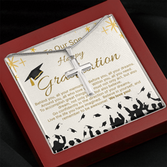 Celebrate His Graduation - The Artisan Cross Necklace --A Beautiful Gift with Eternal Meaning