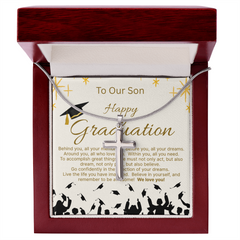 Celebrate His Graduation - The Artisan Cross Necklace --A Beautiful Gift with Eternal Meaning