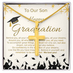 Celebrate His Graduation - The Artisan Cross Necklace --A Beautiful Gift with Eternal Meaning
