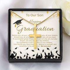 Celebrate His Graduation - The Artisan Cross Necklace --A Beautiful Gift with Eternal Meaning