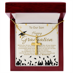 Celebrate His Graduation - The Artisan Cross Necklace --A Beautiful Gift with Eternal Meaning