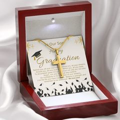 Celebrate His Graduation - The Artisan Cross Necklace --A Beautiful Gift with Eternal Meaning