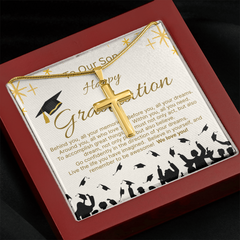 Celebrate His Graduation - The Artisan Cross Necklace --A Beautiful Gift with Eternal Meaning
