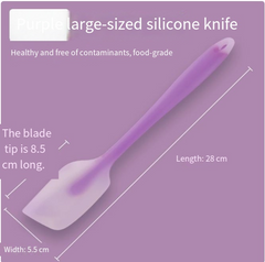 Colorful!  Brighten Up Your Baking! - Translucent Silicone Spatula