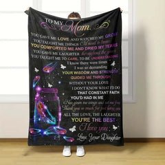 Personalized Flannel Throw Blanket