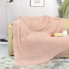 Nordic Knit Sofa Blanket