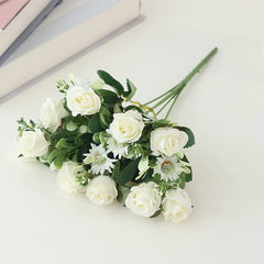 Artificial Rose and Peony Bouquet for Home Decor