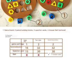 Puzzle Bear - Montessori Shape Matching Game