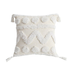 Handmade Chenille Tassel Sofa Pillow