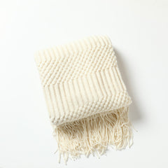 Nordic Sofa Blanket with Tassels