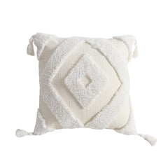 Handmade Chenille Tassel Sofa Pillow