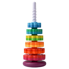 Cognitive Rainbow Tower Toy