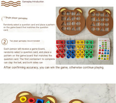 Puzzle Bear - Montessori Shape Matching Game