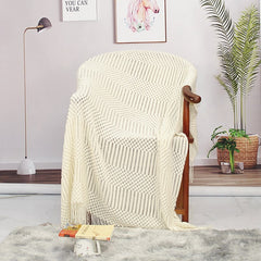 Nordic Knit Sofa Blanket